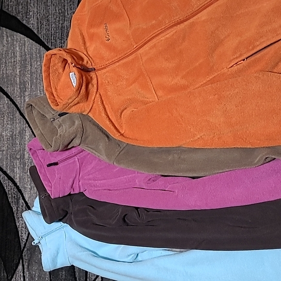 COLUMBIA Fleece Full-zip Jacket Bundle of 5 PRICE FIRM - Picture 1 of 16